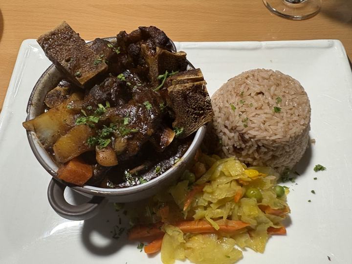 Oxtail plate