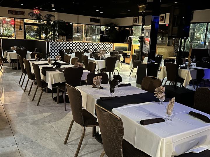 The dining room